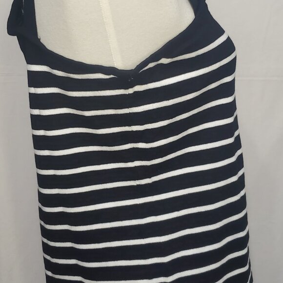 NWT Black and White August Silk One Shoulder Top Size XL - Picture 5 of 7